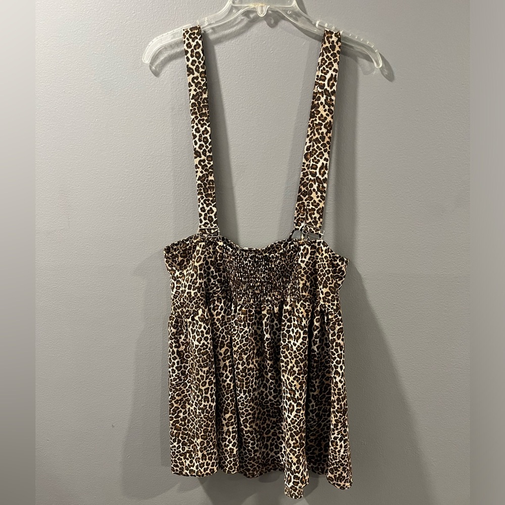 Wild Fable animal print skirt overalls